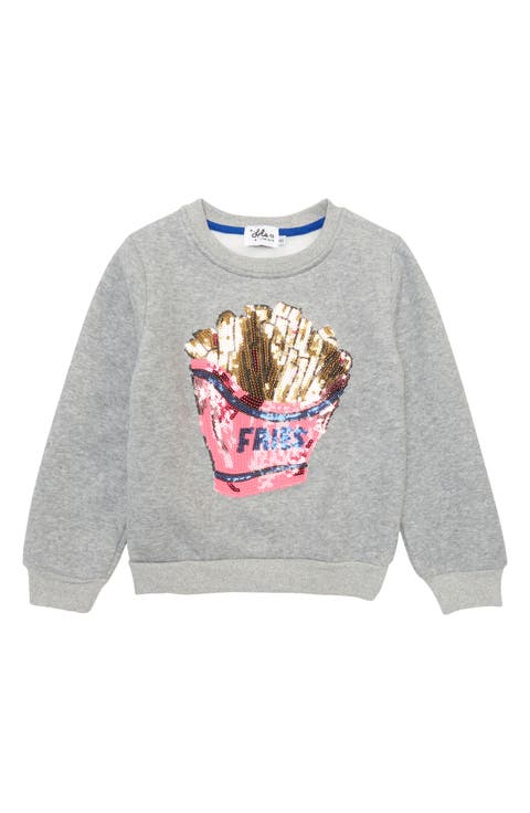 French Fries Grey Sweatshirt