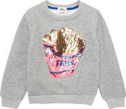 Lola + The Boys French Fries Grey Sweatshirt