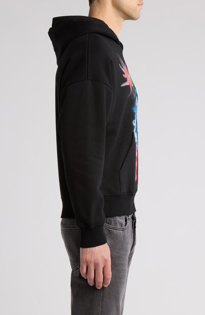 JUNGLES All Good Airbrush Pullover Hoodie, Alternate, color,