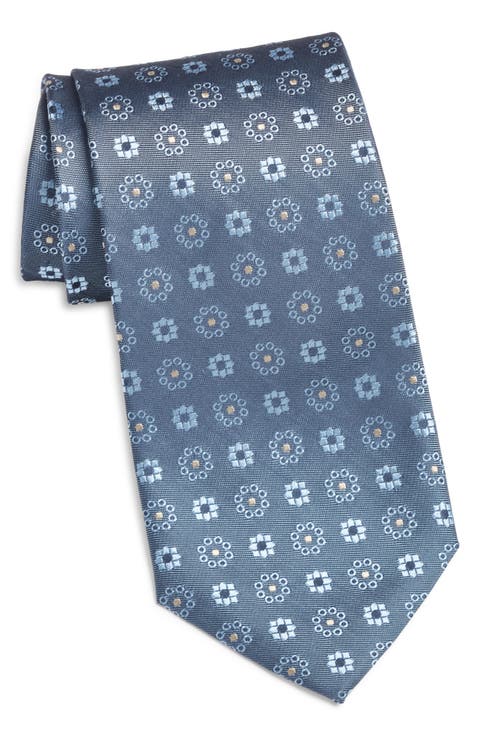 Floral Silk Tie