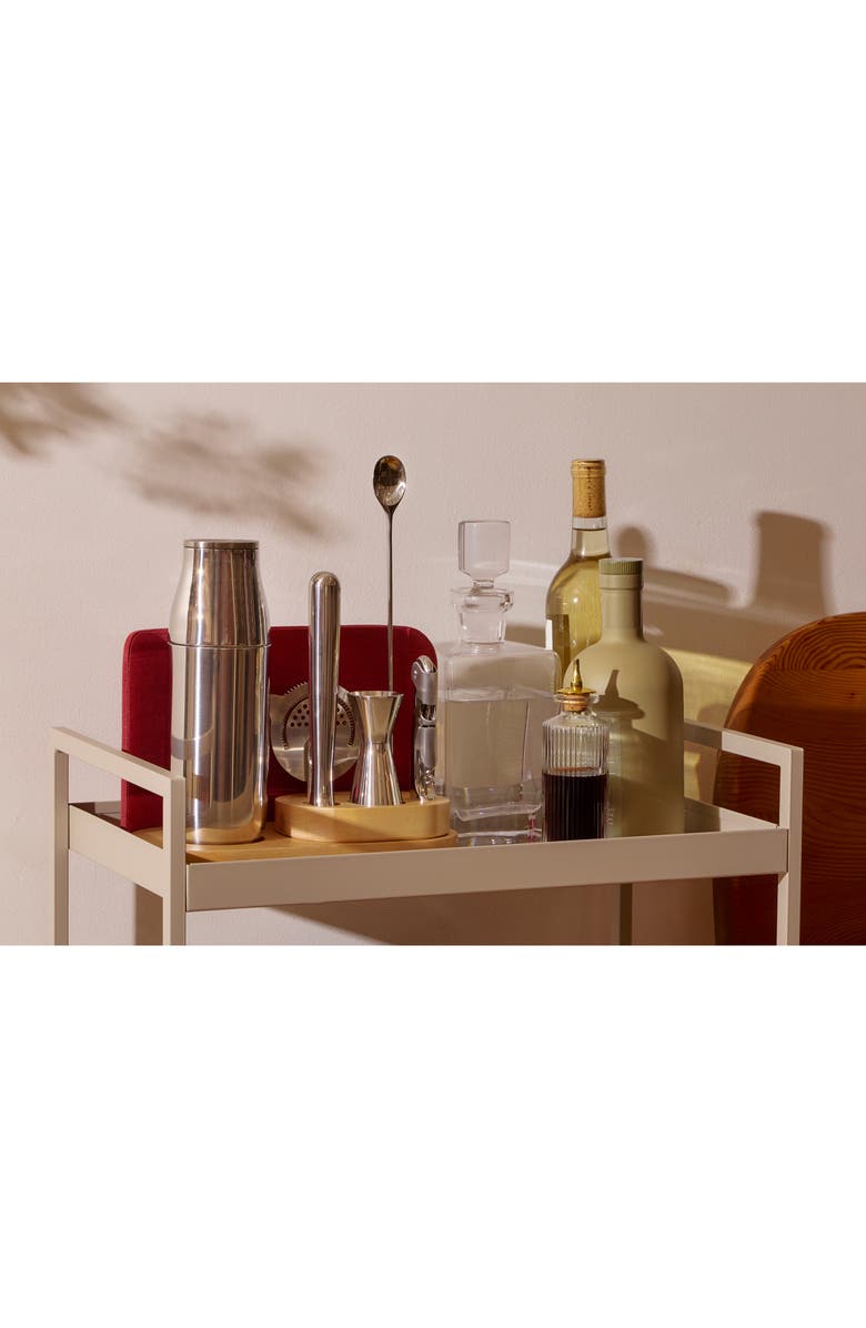 CARAWAY Set of 6 Bar Tools, Alternate, color, Mist