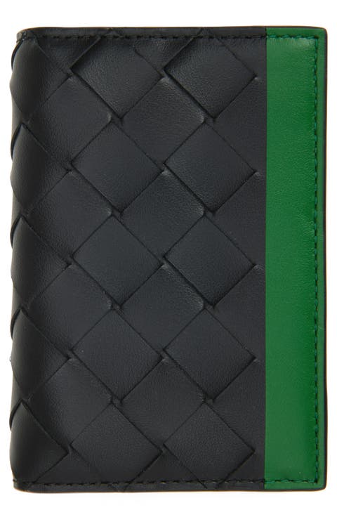 Intrecciato Flap Card Case
