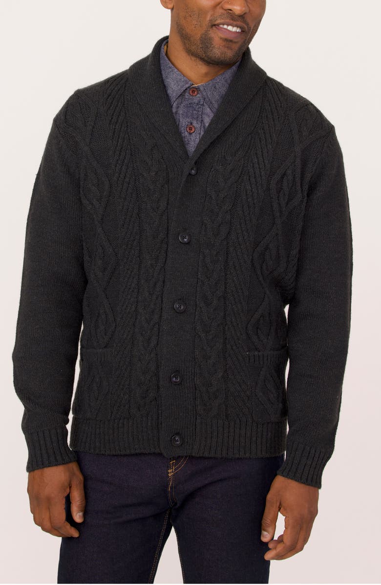 Rainforest The Pinebrook Shawl Collar Cardigan Sweater, Alternate, color, 