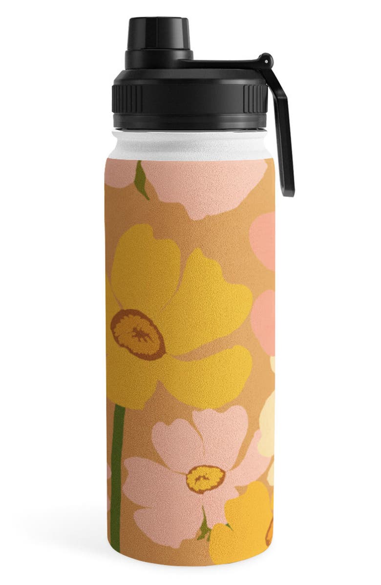Deny Designs Gale Switzer Flower Market Water Bottle, Main, color, 