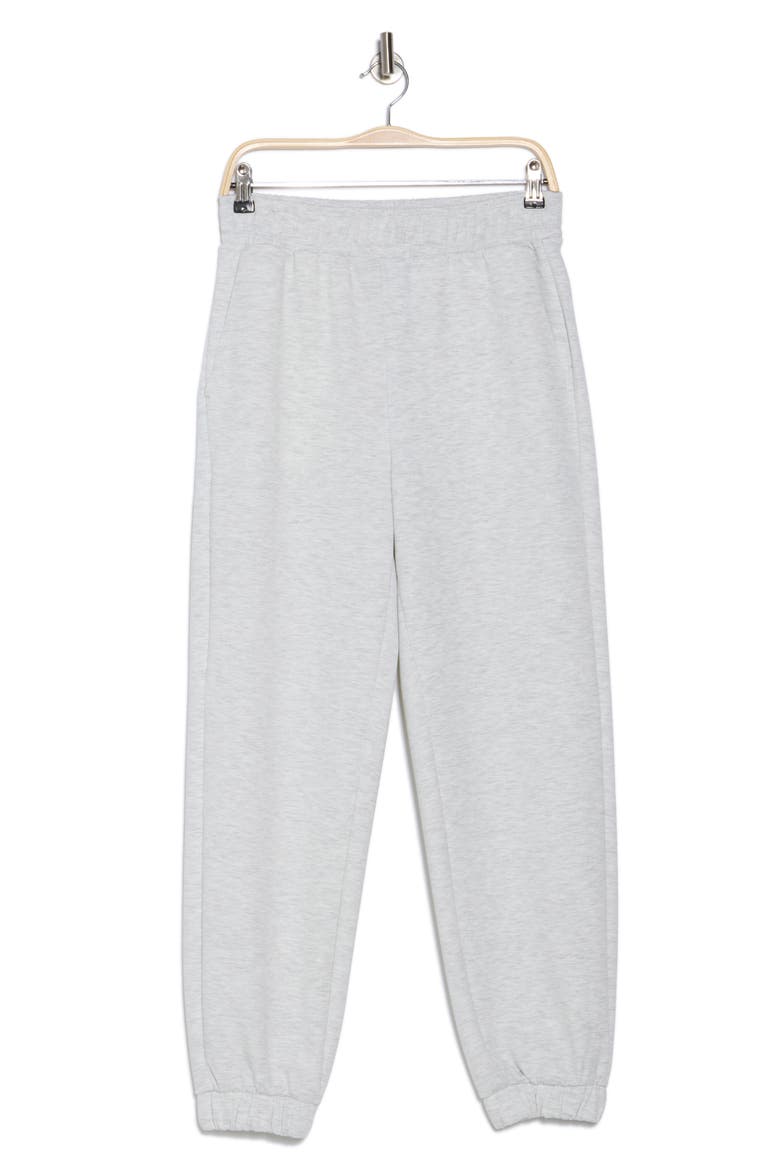 Anywhere Scuba Knit Joggers, Alternate, color, HEATHER LIGHT GREY