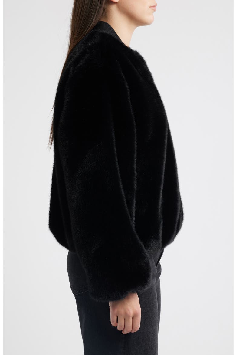 Reversible Bomber Jacket, Alternate, color, BLACK