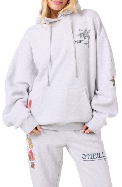 Logo Embroidered Oversize Hoodie