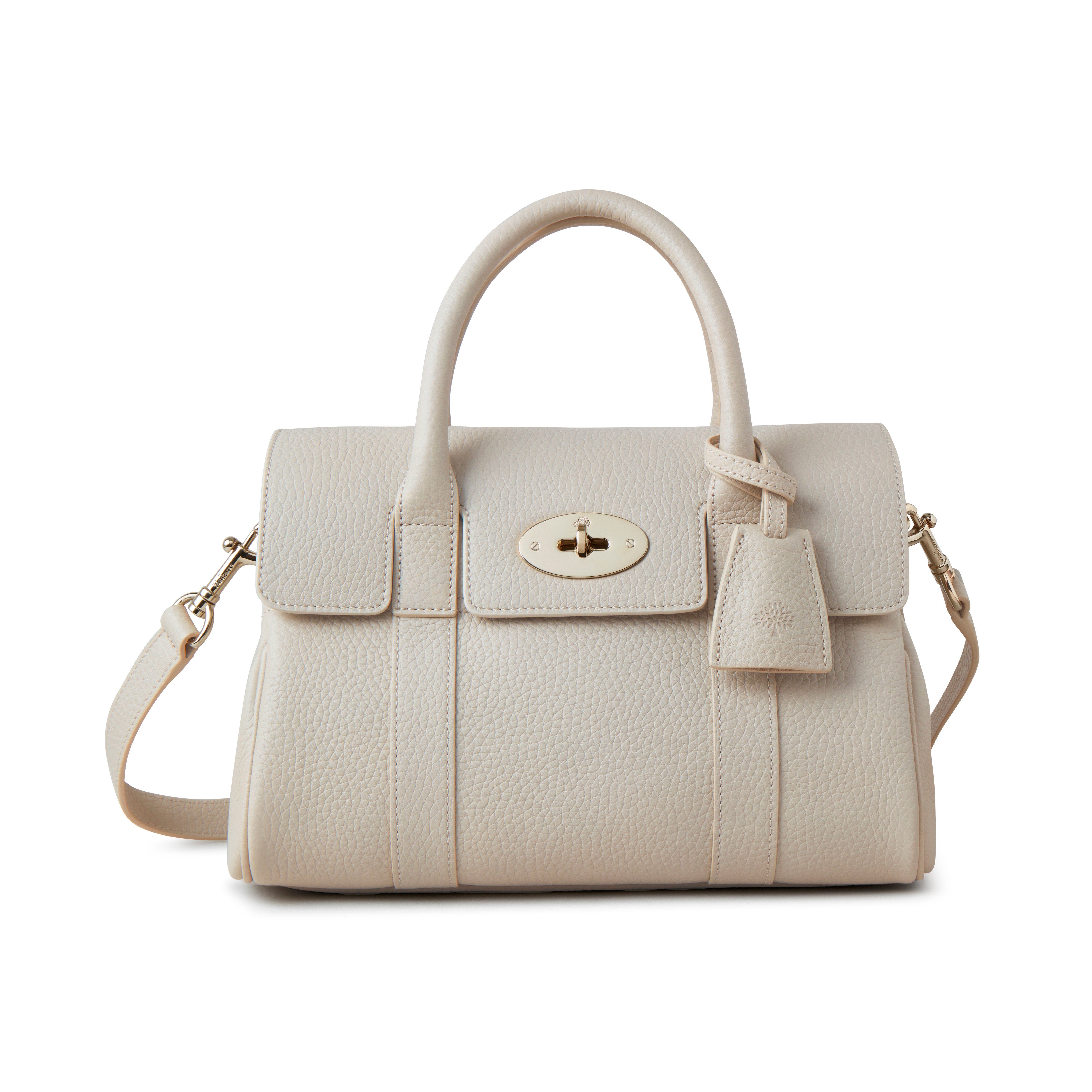 Mulberry Small Bayswater Satchel, Main, color, Chalk