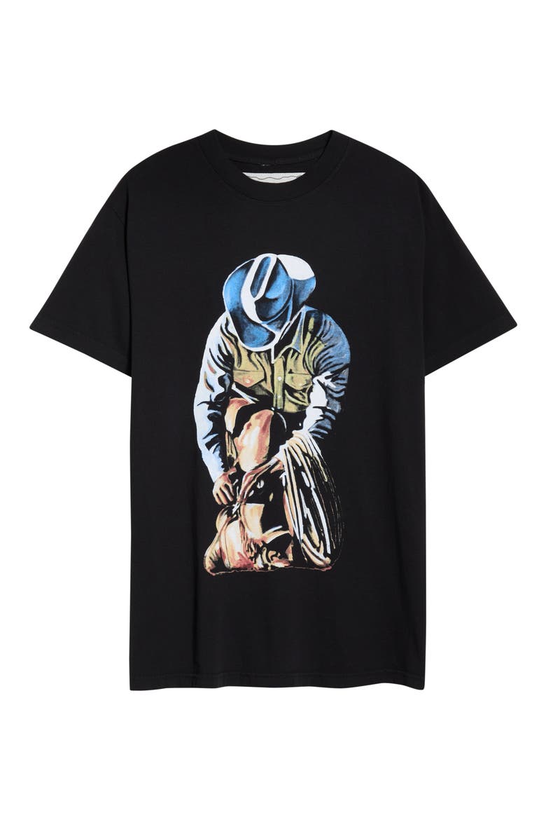 Holy Mountain Graphic T-Shirt, Alternate, color, FADED WASHED BLACK