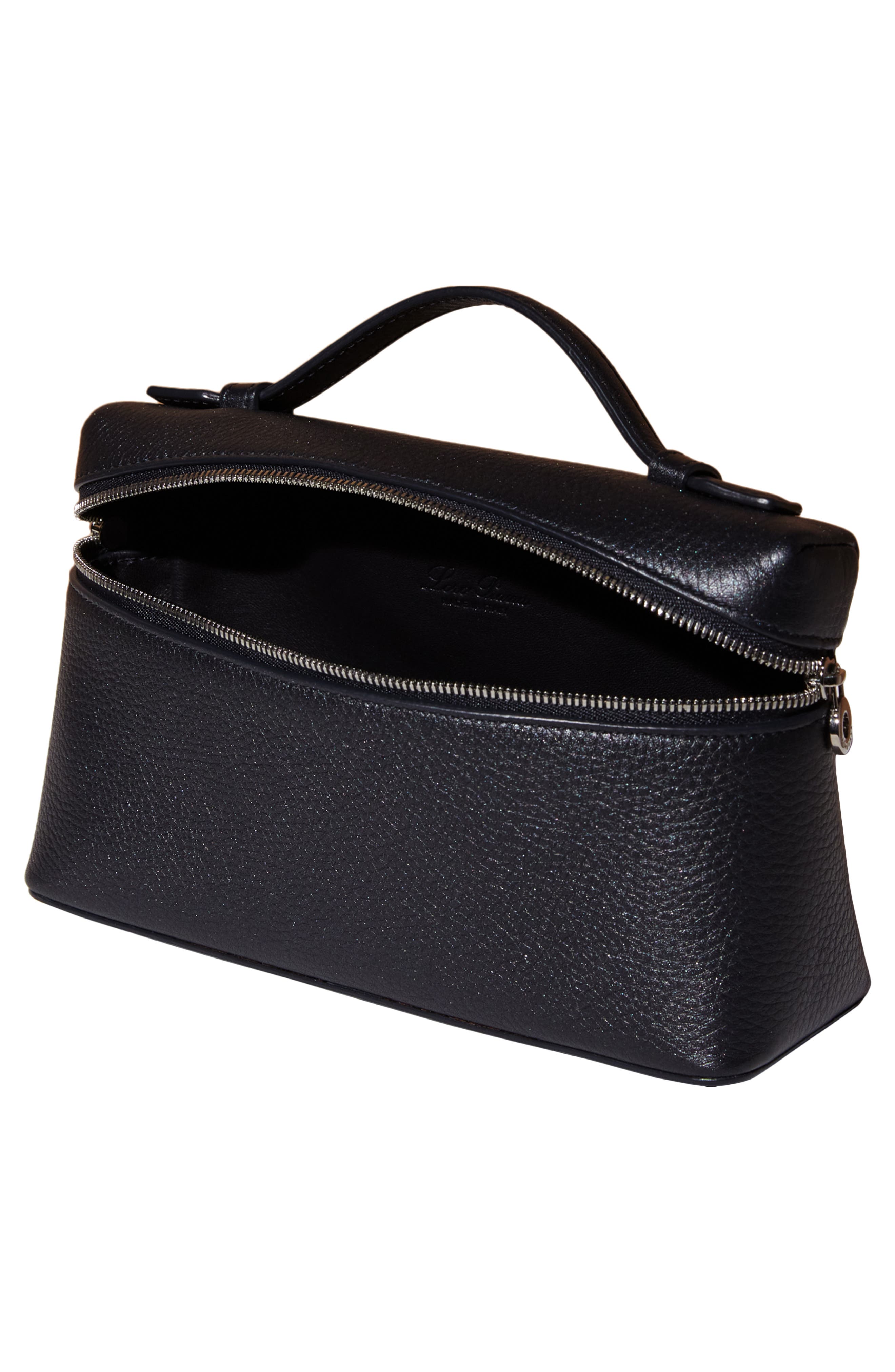 Loro Piana Leather Top Handle Bag, Alternate, color, 