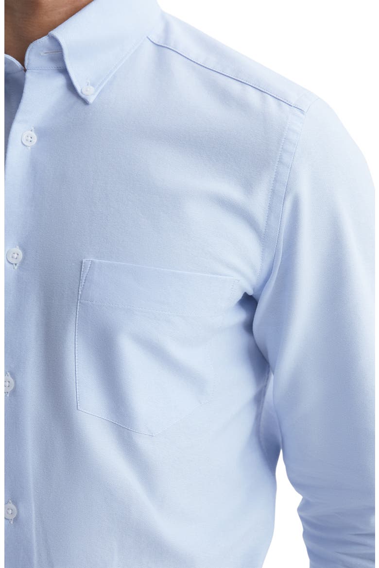 Greenwich Slim Fit Button-Down Shirt, Alternate, color, SOFT BLUE