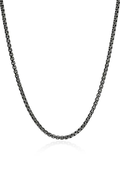 Box Chain Necklace, 3.7mm