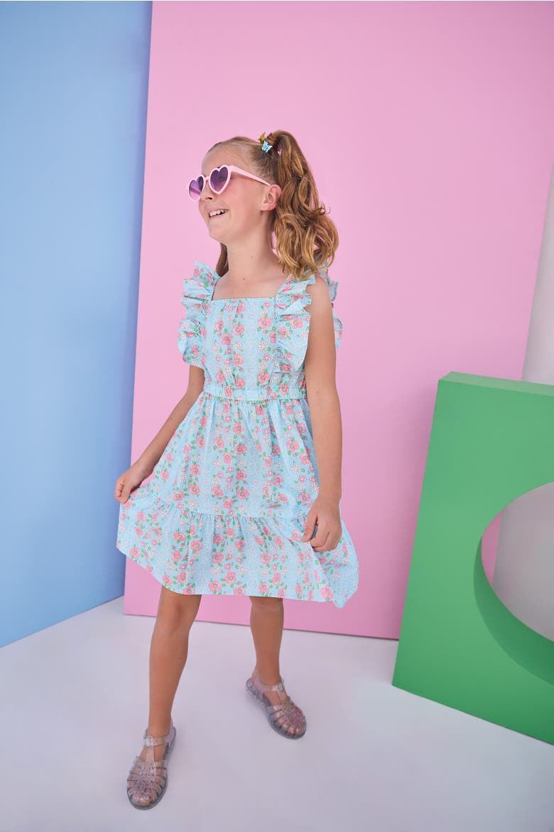 Kids' Floral Brighton Dress, Alternate, color, Meadow Marguerite Floral