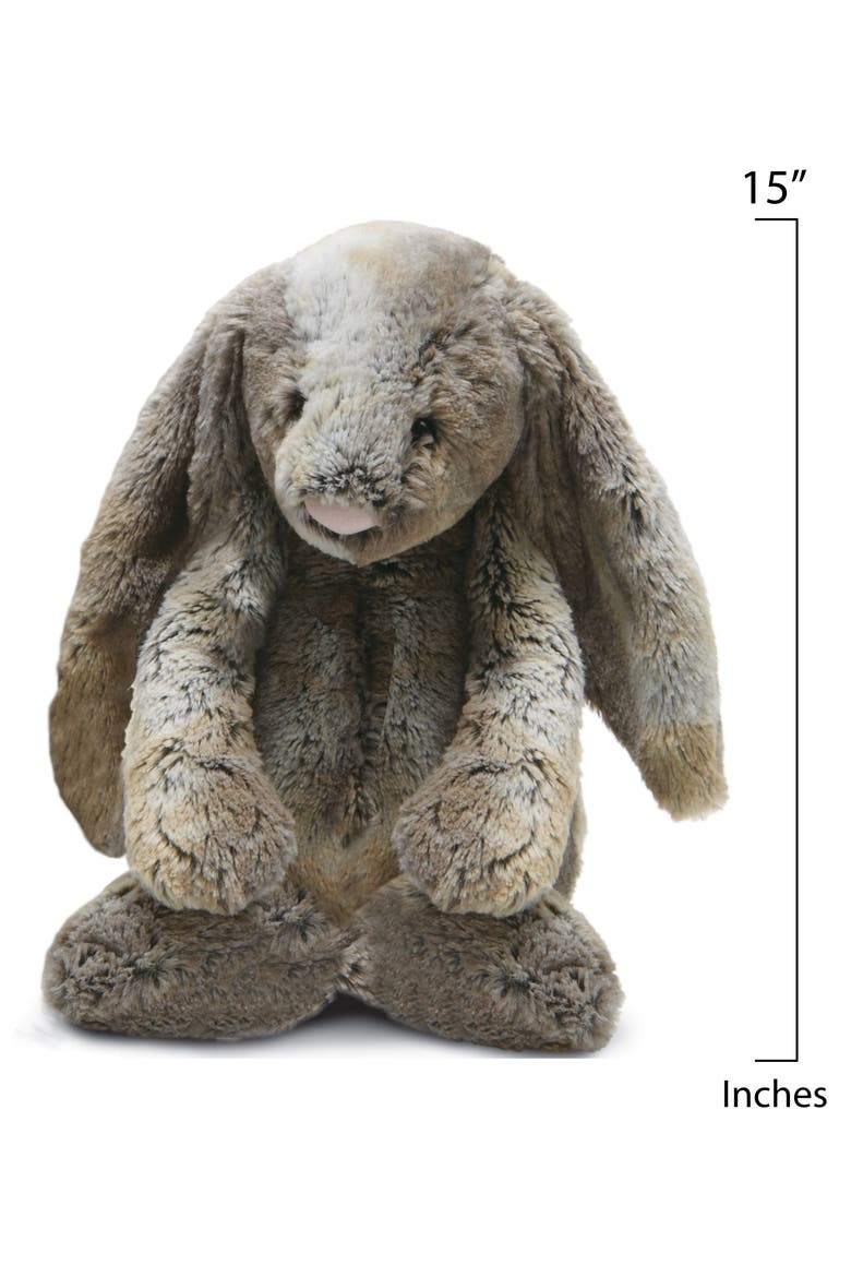 'Large Woodland Bunny' Stuffed Animal, Alternate, color, GREY