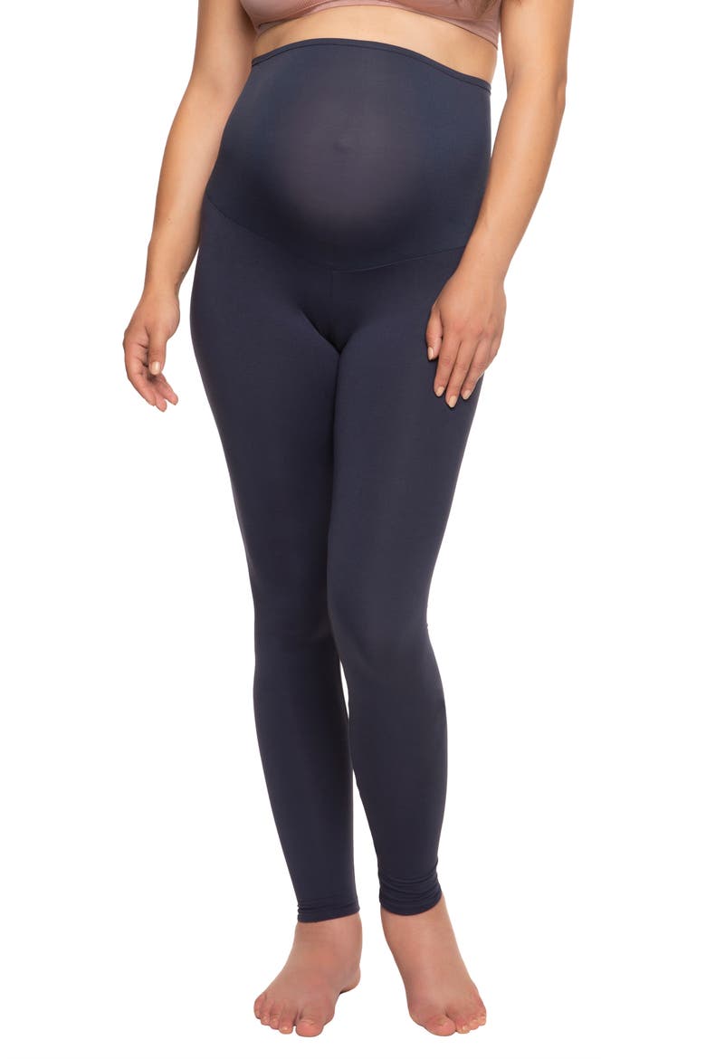 Velvety Soft Maternity Leggings 2 Pack, Alternate, color, CHARCOAL HEATHER/ NAVY