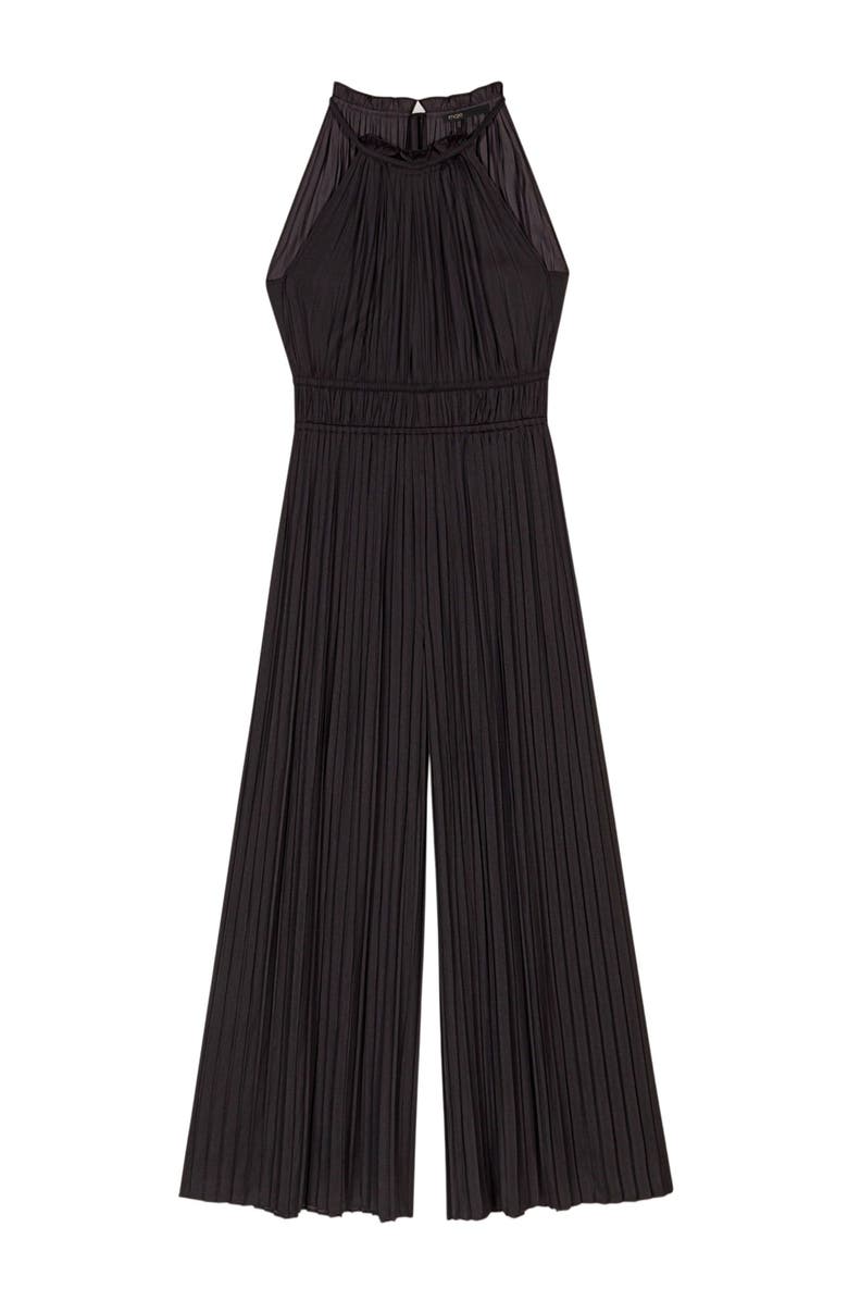 maje Pleated jumpsuit, Alternate, color, 