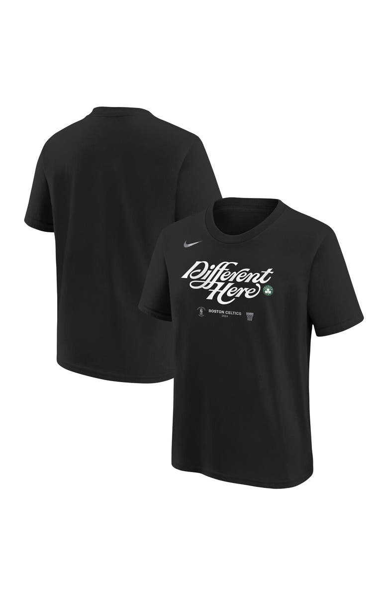 Nike Unisex Nike  Black Boston Celtics 2024 NBA Playoffs Mantra T-Shirt, Alternate, color, 