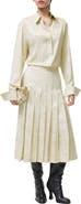 Burberry Silk Midi Kilt