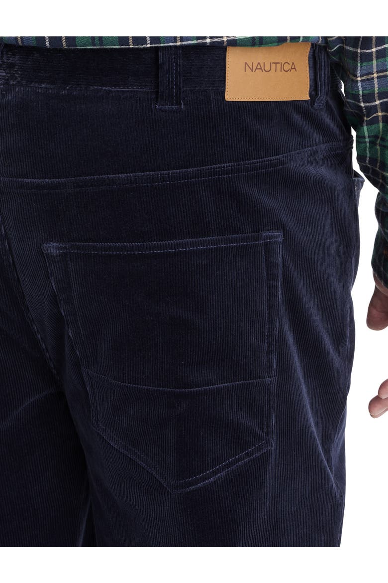 Big & Tall 5-Pocket Stretch Corduroy Pants, Alternate, color, NAVY SEAS
