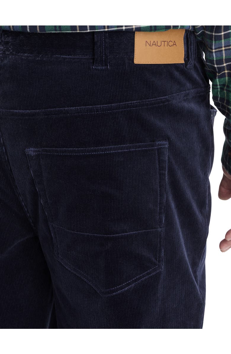 Nautica Big 
Tall 5-Pocket Stretch Corduroy Pants, Alternate, color, Navy Seas