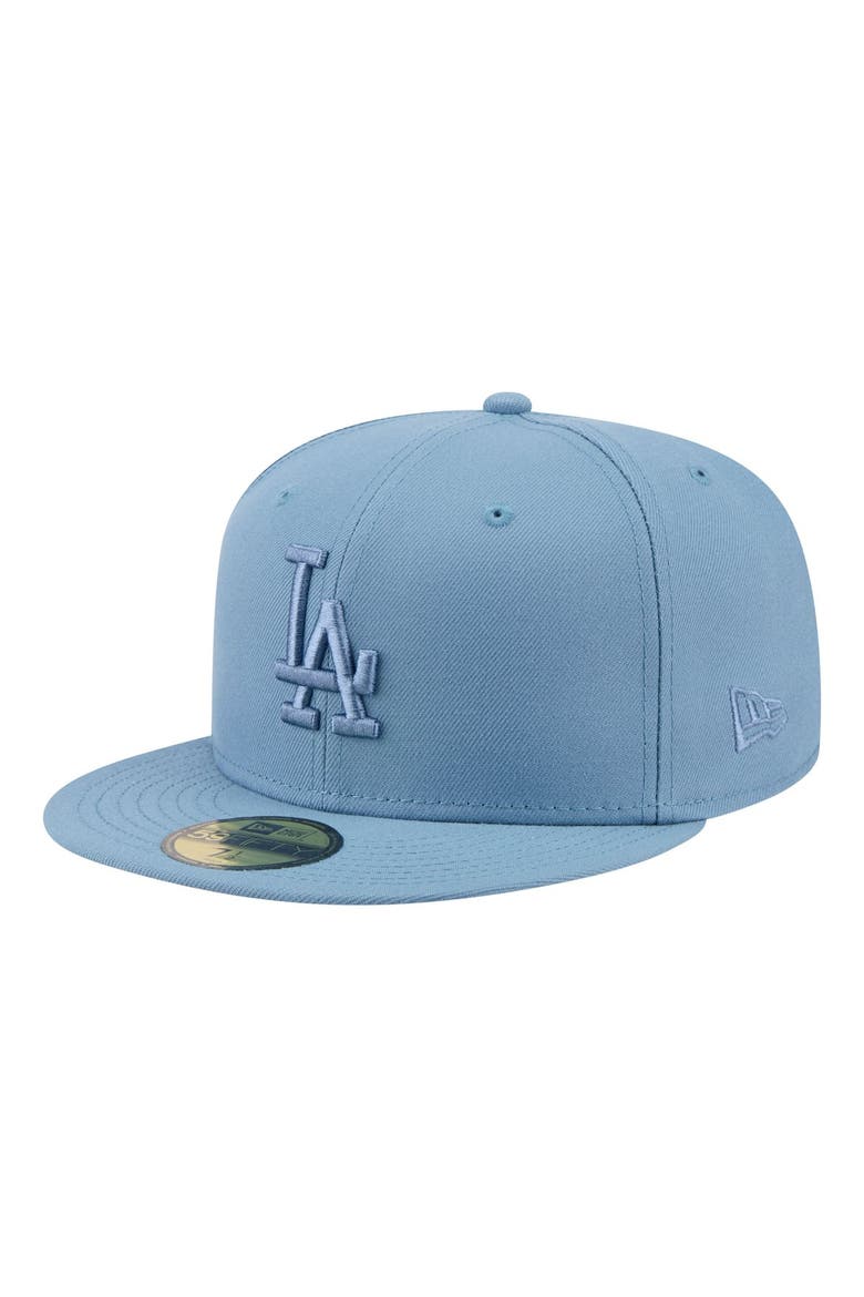 Men's New Era Blue Los Angeles Dodgers Color Pack 59FIFTY Fitted Hat, Main, color, Blue