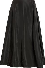 Simone Rocha Sculpt Ripple Taffeta Midi Skirt
