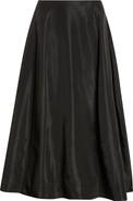 Simone Rocha Sculpt Ripple Taffeta Midi Skirt