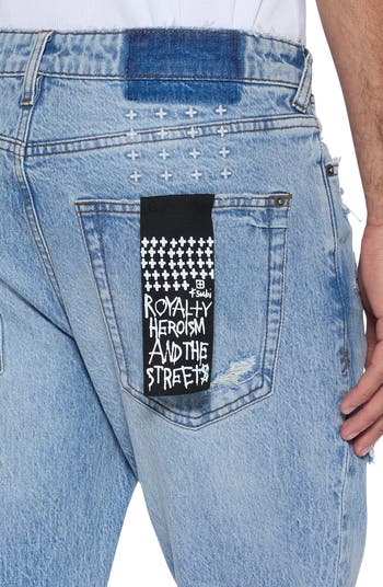 Van Winkle Painter Rip & Repair Skinny Jeans