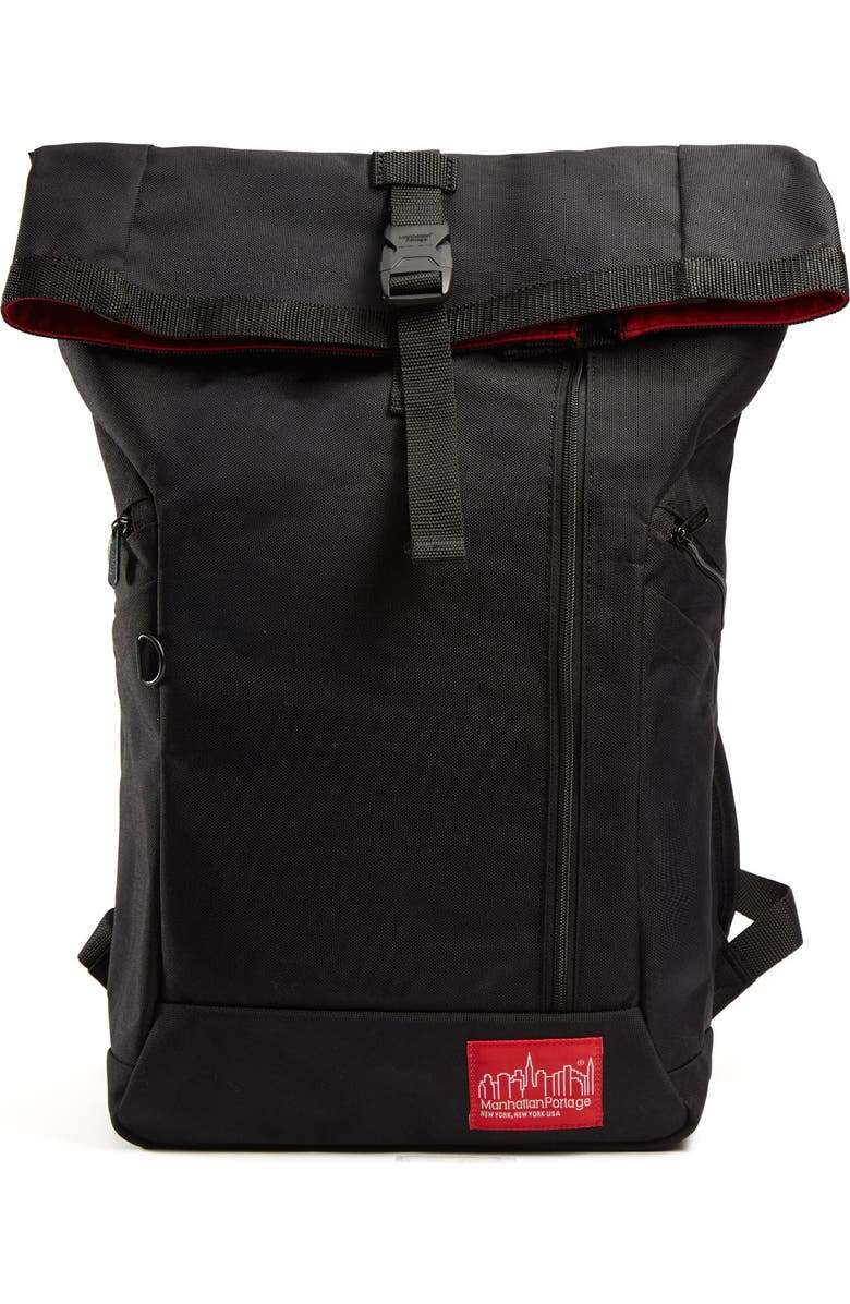 Manhattan Portage Pace Backpack, Main, color, Black