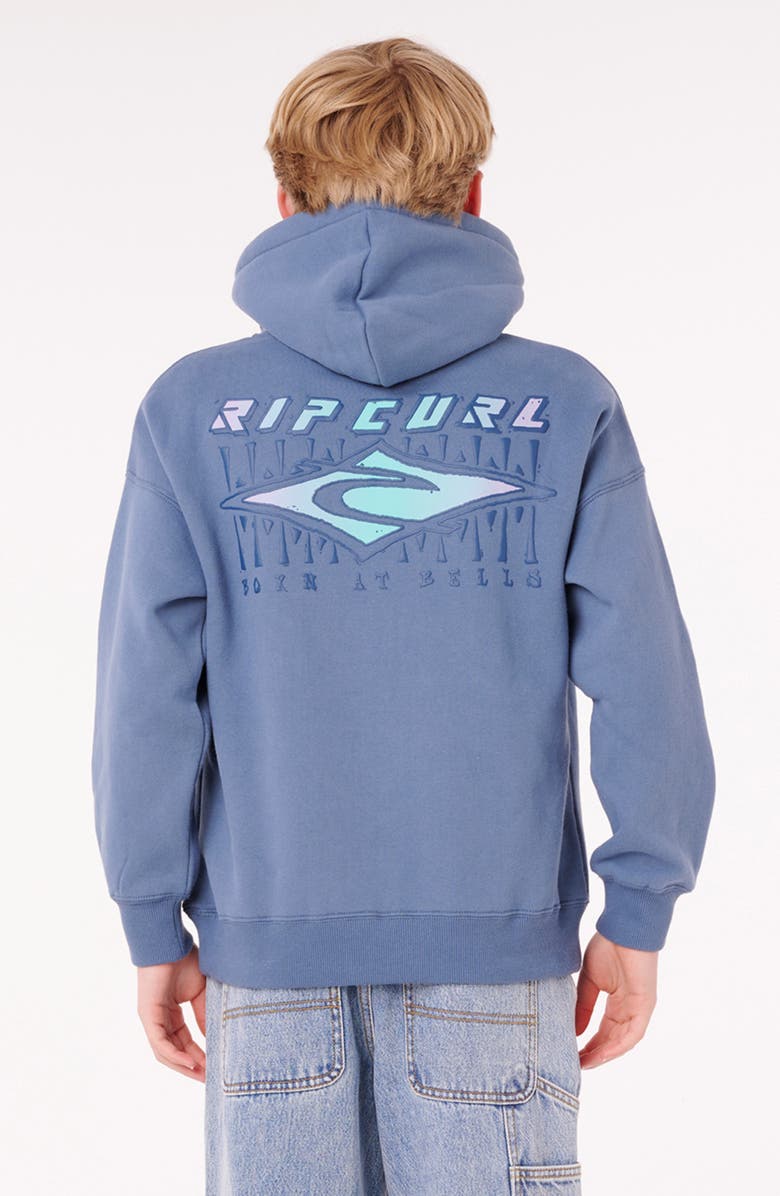 Rip Curl Kids' Faded Out Hoodie, Alternate, color, Bluefin