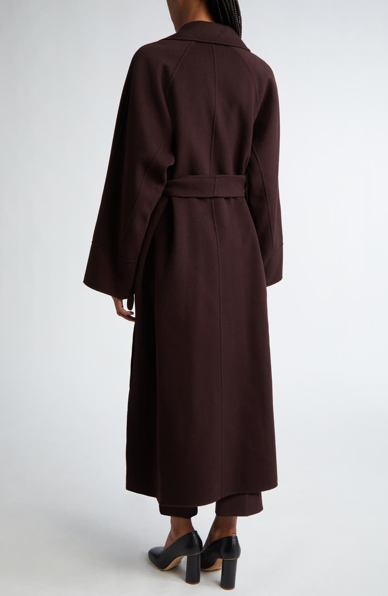 Max Mara Agata Virgin Wool Belted Coat, Alternate, color, 