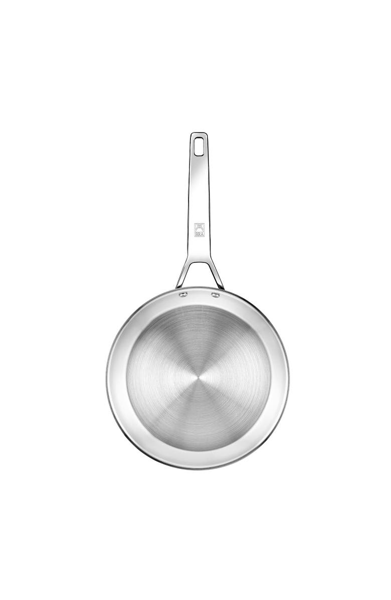 BRA Cookware Signature Stainless Steel Professional Frypan, 9.5-Inch, Alternate, color, Silver