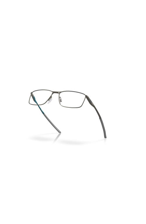 Oakley 55mm Rectangle Optical Glasses In Gray