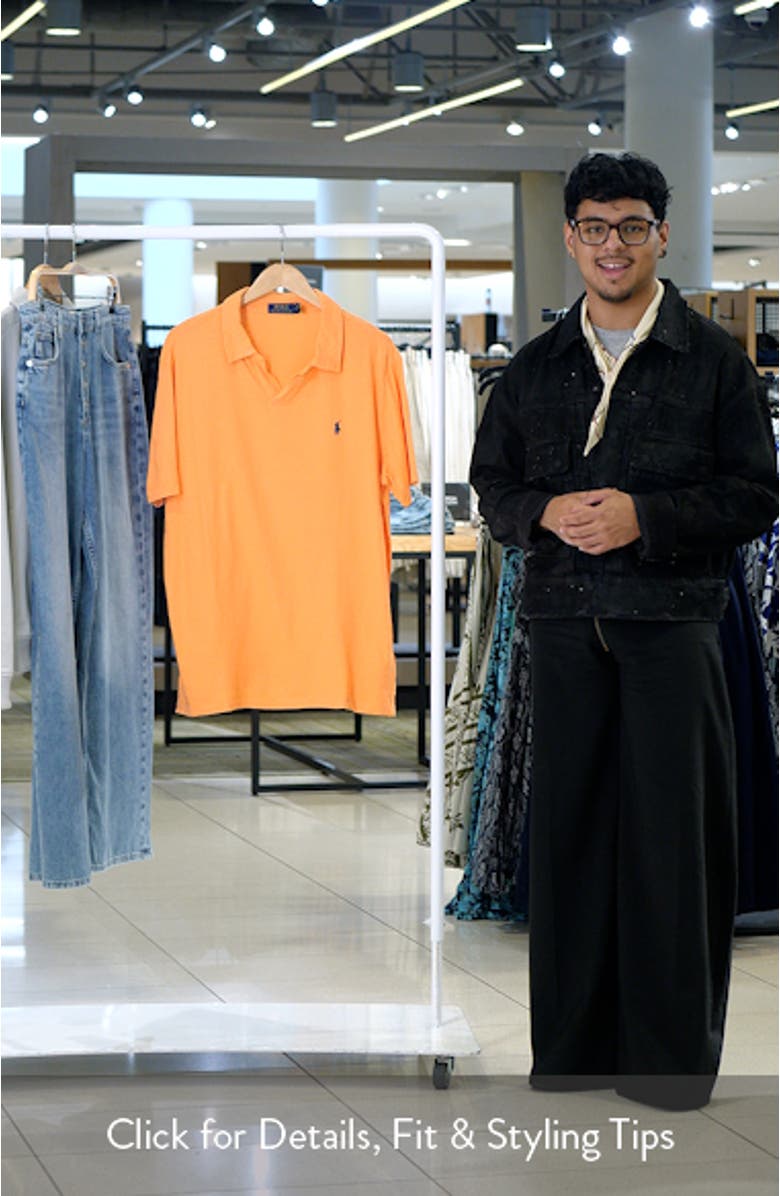 Standard Fit Cotton & Linen Polo, sales video thumbnail