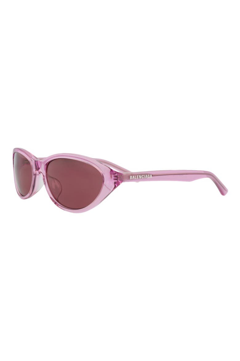 58mm Cat Eye Sunglasses, Alternate, color, VIOLET VIOLET VIOLET