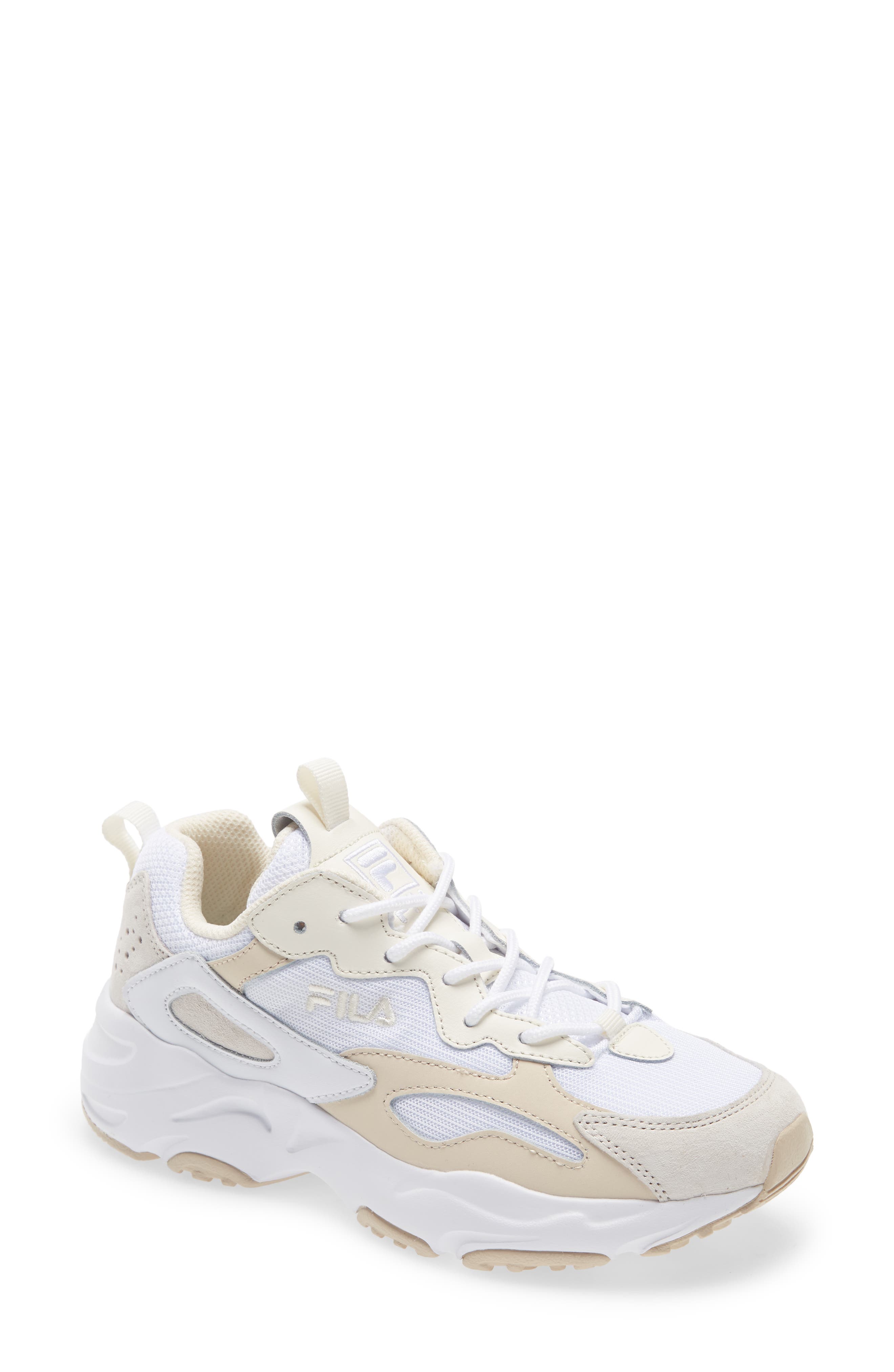 Ray Tracer Sneaker, Main, color, WHITE/ GARDENIA/ TAPIOCA