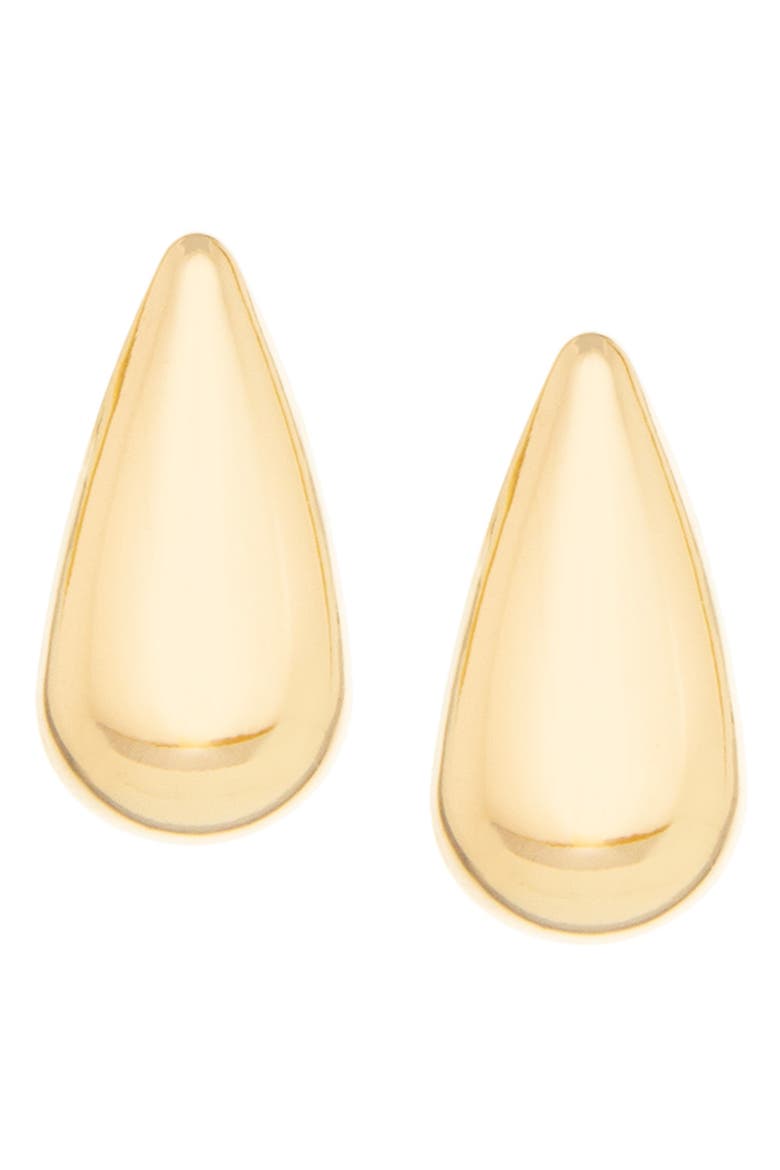 Waterproof Teardrop Earrings, Main, color, GOLD
