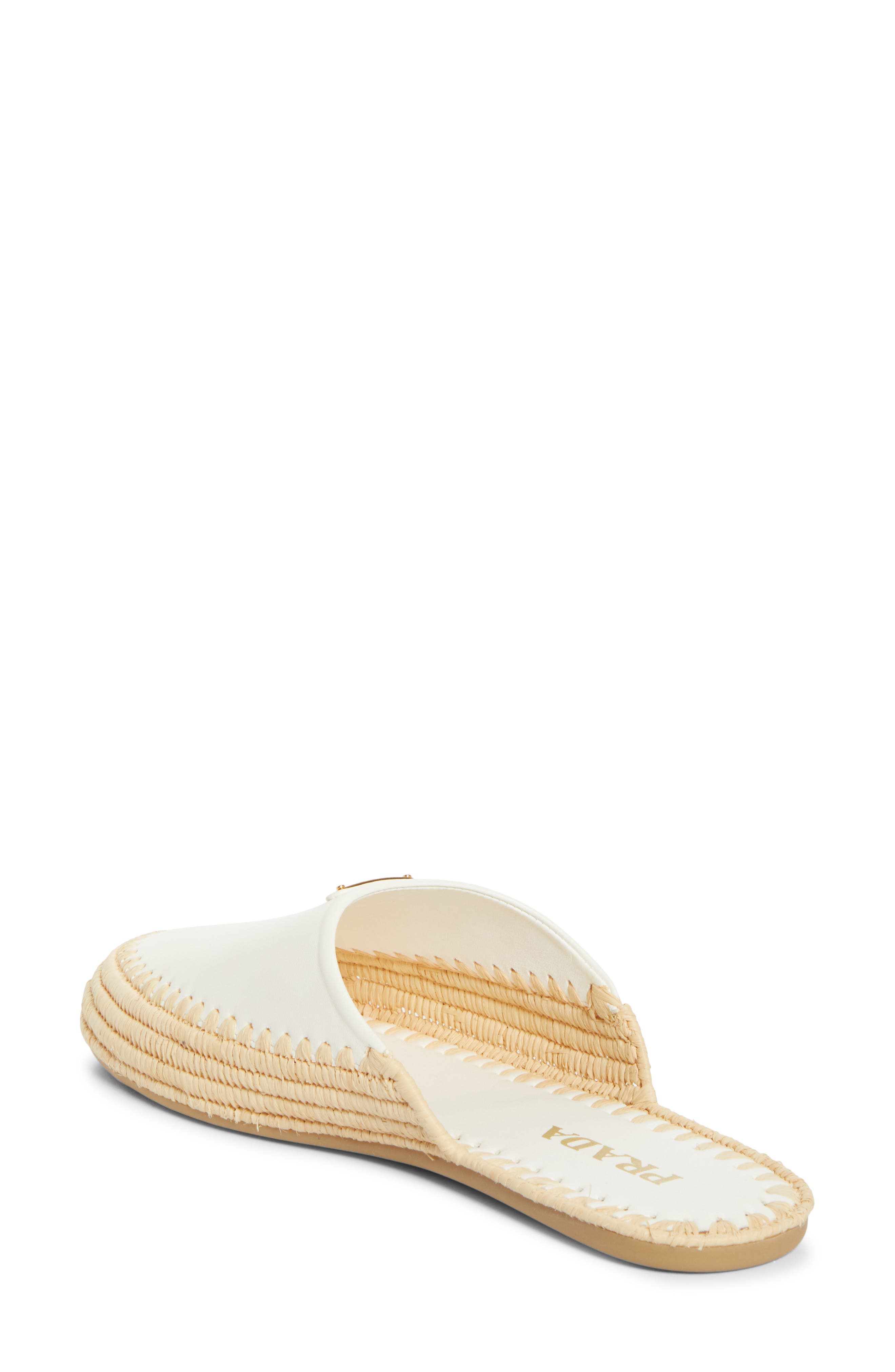 Prada Sabot Raffia Mule, Alternate, color, 