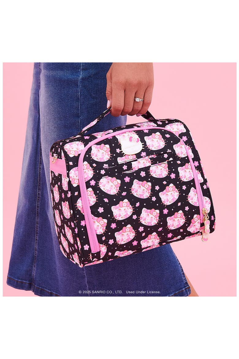 x Hello Kitty® Cherry Blossoms Insulated Bottle Bag, Alternate, color, CHERRY BLOSSOMS