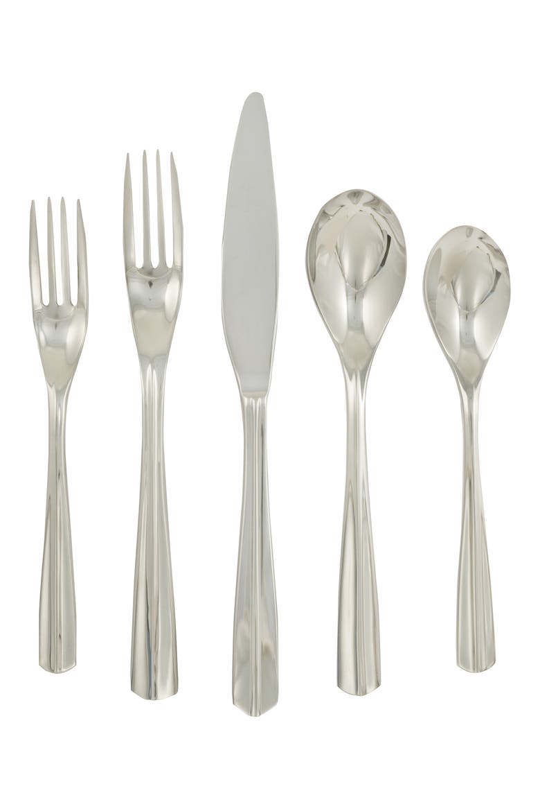 Flatware Nocturne 44-Piece Flatware Set, Main, color, SILVER