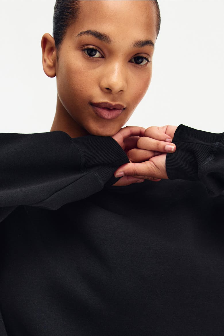 Oversized Sweatshirt, Alternate, color, Black