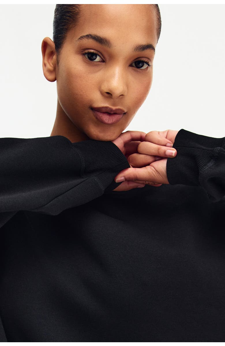 H&M Oversized Sweatshirt, Alternate, color, Black
