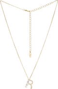 Ettika Mix Crystal Initial Pendant Necklace