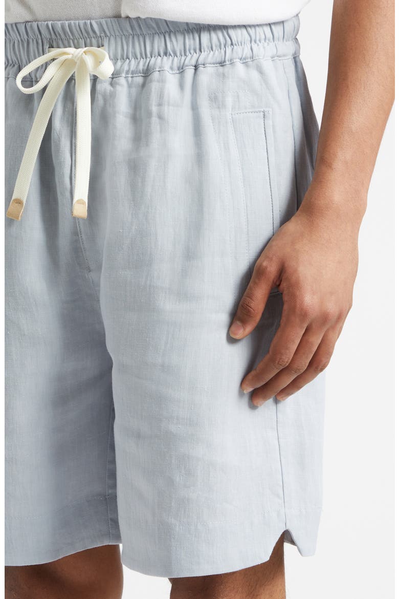 Linen Shorts, Alternate, color, 08N ZUCCHERO