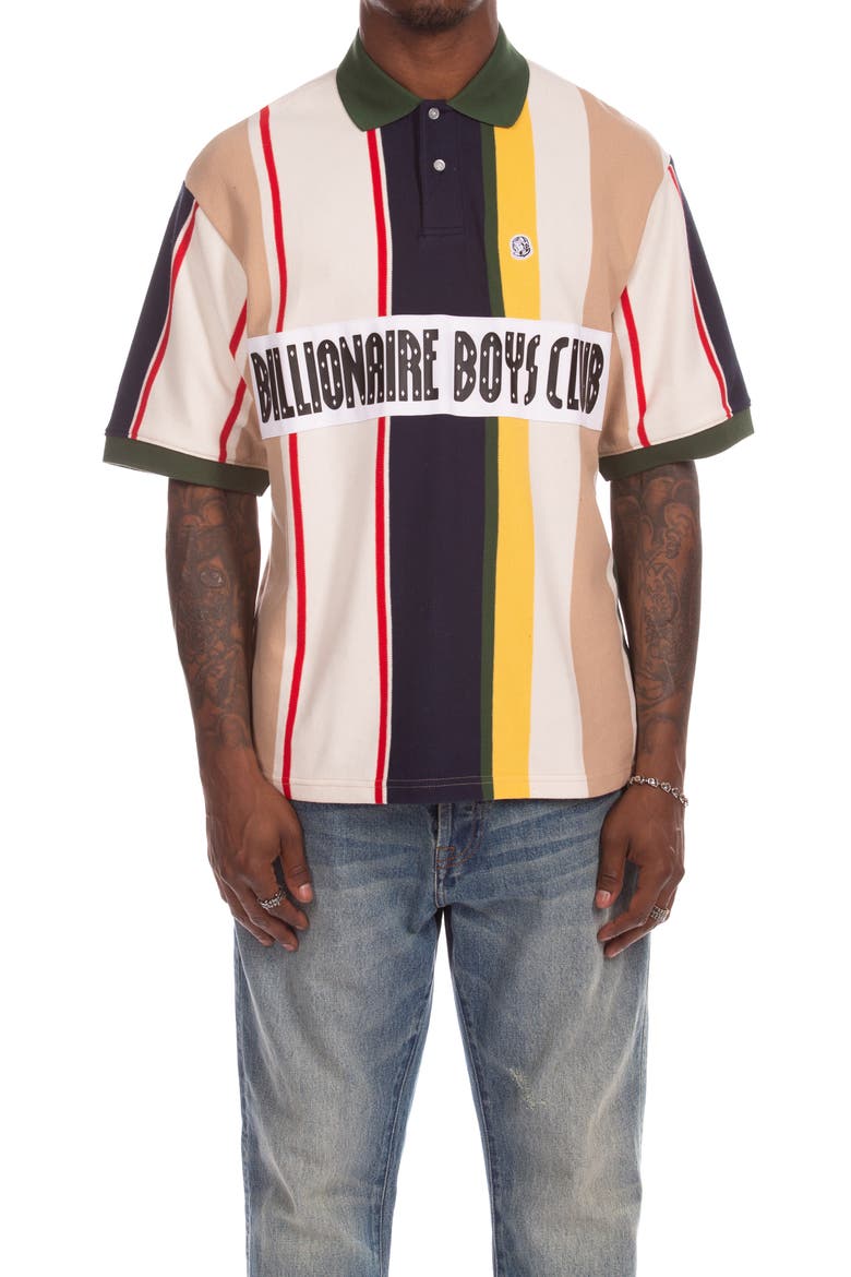 Outback Stripe Polo, Main, color, SESAME