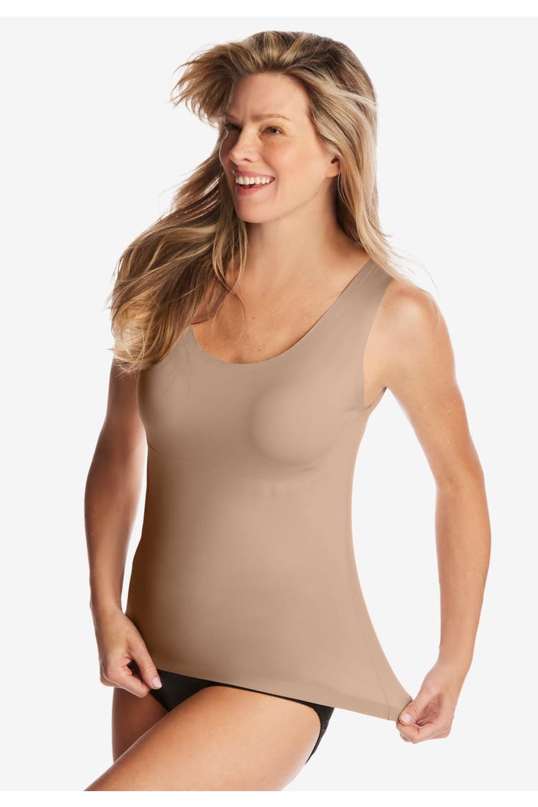 Invisible Shaper Light Control Camisole, Alternate, color, NUDE