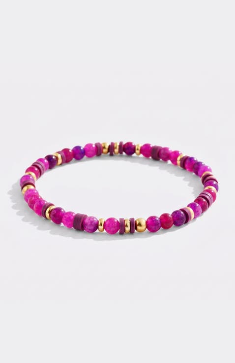Stacking Birthstone Beaded Bracelet