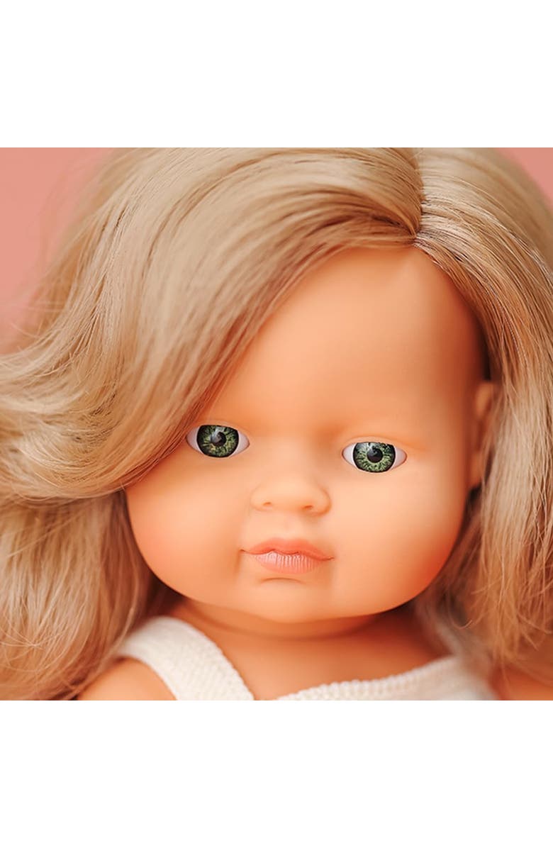Miniland My Friends and Me Collection Baby Girl Doll with Dark Blonde Hair - 15", Alternate, color, Beige