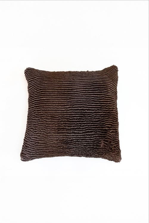 Sea To Me Blankets Tahoe Tranquility Faux Fur Accent Pillow In Multi