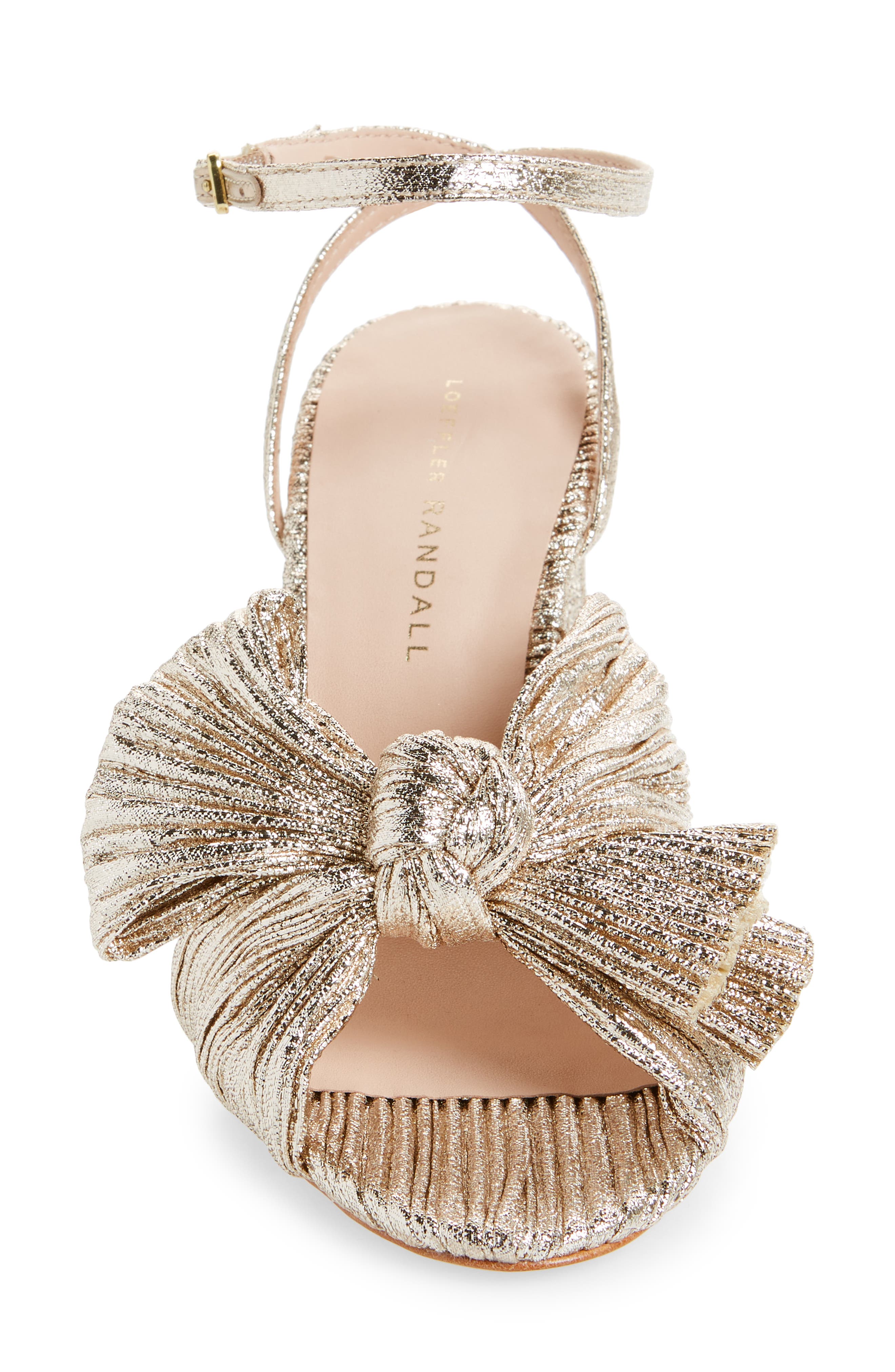 Camellia Knotted Sandal, Alternate, color, CHAMPAGNE